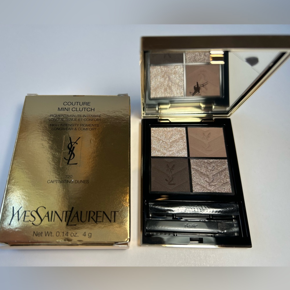 NWT🌷YSL Couture Mini Clutch Luxury Eyeshadow Palette in “Captivating Dunes”
